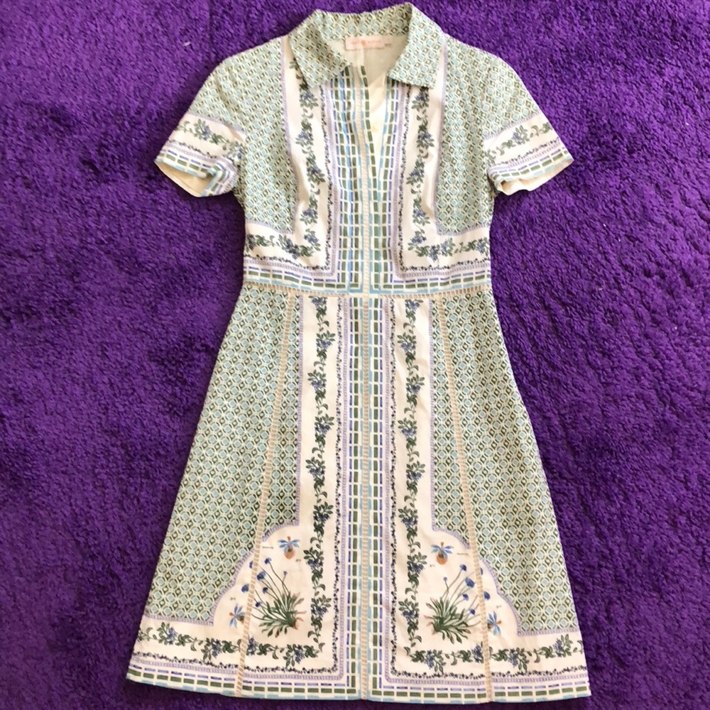 Botanical Tory Burch Dress! Size 0